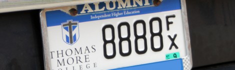 Re-designed license plate available for alumni and friends in Kentucky