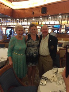 Nancy (Black) Kuchle ’56, her brother David Black ’58, and his granddaughter current TMC sophomore Taylor Budde.
