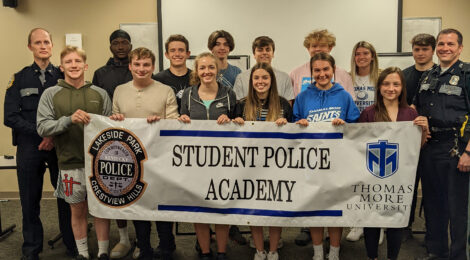 Thomas More Criminal Justice Students with Lakeside Park- Crestview Hills Police Department