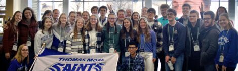 “To the heights!” – Thomas More students join thousands at 2026 SEEK Conference