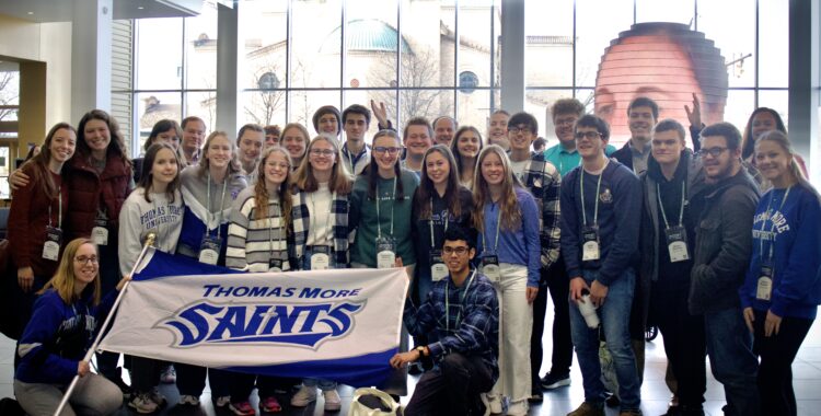 “To the heights!” – Thomas More students join thousands at 2026 SEEK Conference